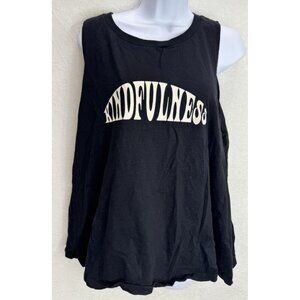 Natural By Known Supply Women's Kindfulness Split Back Tank Top Size XL